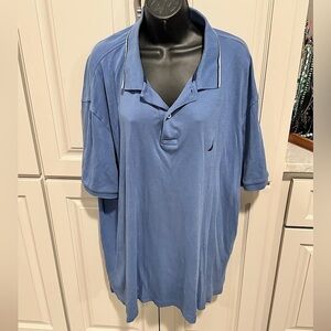 Nautica Men's Blue Polo Shirt 2XL